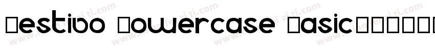 Festivo Lowercase Basic字体转换
